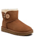 Ugg Cizme de zăpadă W Mini Bailey Button II 1016422 Maro - Pled.ro