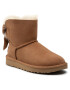 Ugg Pantofi W Mini Bailey Fluff Bow 1123635 Maro - Pled.ro