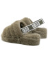 Ugg Papuci de casă W Fluff Yeah Slide 1095119 Verde - Pled.ro