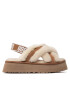 Ugg Papuci de casă W Disco Cross Slide 1121550 Bej - Pled.ro