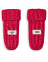 Ugg Set mănuși și căciulă K Infant Knit Set 22726 Roz - Pled.ro