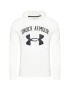 Under Armour Bluză Rival Terry Big Logo 1361559 Alb Loose Fit - Pled.ro