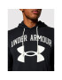 Under Armour Bluză Rival Terry Big Logo 1361559 Negru Loose Fit - Pled.ro