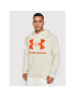 Under Armour Bluză Ua Rival Fleece Big Logo 1357093 Bej Loose Fit - Pled.ro