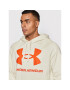 Under Armour Bluză Ua Rival Fleece Big Logo 1357093 Bej Loose Fit - Pled.ro