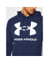 Under Armour Bluză Ua Rival Fleece Big Logo 1357093 Bleumarin Loose Fit - Pled.ro