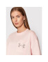 Under Armour Bluză Ua RIval Fleece Logo 1365847 Roz Loose Fit - Pled.ro