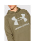 Under Armour Bluză Ua Rival Fleece Big Logo 1357093 Verde Loose Fit - Pled.ro