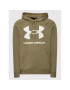 Under Armour Bluză Ua Rival Fleece Big Logo 1357093 Verde Loose Fit - Pled.ro