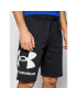 Under Armour Pantaloni scurți sport Ua Rival Fleece Big Logo 1357118 Negru Loose Fit - Pled.ro