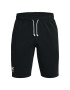 Under Armour Pantaloni scurți sport Ua Rival Terry 1361631 Negru Regular Fit - Pled.ro