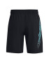 Under Armour Pantaloni scurți sport UA Woven Graphic Shorts 1370388 Negru Regular Fit - Pled.ro