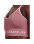 Under Armour Sutien sport UA Seamless Low Long Rib 1373870 Roz - Pled.ro