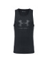 Under Armour Tank top UA Sportstyle Logo 1329589 Negru Regular Fit - Pled.ro