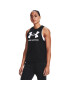 Under Armour Tricou tehnic Live Sportstyle Graphic Tank 1356297 Negru Regular Fit - Pled.ro