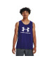 Under Armour Tricou tehnic UA SPORTSTYLE LOGO TANK 1329589 Bleumarin Regular Fit - Pled.ro