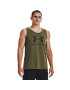 Under Armour Tricou tehnic UA SPORTSTYLE LOGO TANK 1329589 Kaki Regular Fit - Pled.ro