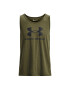 Under Armour Tricou tehnic UA SPORTSTYLE LOGO TANK 1329589 Kaki Regular Fit - Pled.ro