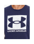 Under Armour Tricou Ua Abc Camo Boxed Logo Ss 1361673 Bleumarin Loose Fit - Pled.ro