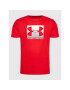 Under Armour Tricou Ua Boxed Sportstyle 1329581 Roșu Loose Fit - Pled.ro