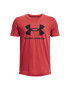 Under Armour Tricou UA SPORTSTYLE LOGO SS 1363282 Roșu Regular Fit - Pled.ro