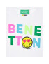 United Colors Of Benetton Bluză 3096C15E3 Alb Regular Fit - Pled.ro