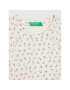 United Colors Of Benetton Bluză 30J9G104Q Alb Regular Fit - Pled.ro