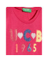 United Colors Of Benetton Bluză 3I9WC151Q Roz Regular Fit - Pled.ro