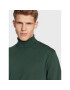 United Colors Of Benetton Bluză cu gât 1071U2128 Verde Regular Fit - Pled.ro