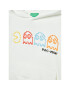 United Colors Of Benetton Bluză PAC-MAN 3J68C200N Alb Regular Fit - Pled.ro