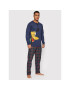 United Colors Of Benetton Cămașă pijama 3VD04M868 Bleumarin Regular Fit - Pled.ro