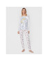 United Colors Of Benetton Cămașă pijama 3VD03M021 Gri Regular Fit - Pled.ro