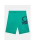 United Colors Of Benetton Pantaloni scurți sport 3BL0C901H Verde Regular Fit - Pled.ro