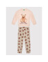 United Colors Of Benetton Pijama 3F7B0P001 Roz Regular Fit - Pled.ro