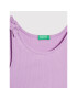 United Colors Of Benetton Rochie de vară 3HCGCV005 Violet Regular Fit - Pled.ro