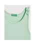 United Colors Of Benetton Rochie de vară 3HCGCV005 Verde Regular Fit - Pled.ro