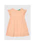 United Colors Of Benetton Rochie de vară 3Z7QGV002 Portocaliu Regular Fit - Pled.ro