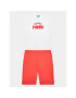 United Colors Of Benetton Set tricou și pantaloni scurți 3096GK008 Alb Regular Fit - Pled.ro