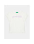 United Colors Of Benetton Tricou 3096C10C1 Alb Regular Fit - Pled.ro