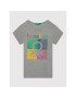 United Colors Of Benetton Tricou 3096C1539 Gri Regular Fit - Pled.ro