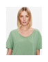 United Colors Of Benetton Tricou 3BVXD1033 Verde Relaxed Fit - Pled.ro