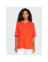 United Colors Of Benetton Tricou 3FWFD1028 Roșu Oversize - Pled.ro