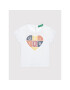 United Colors Of Benetton Tricou 3I1XC1527 Alb Regular Fit - Pled.ro