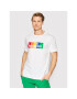 United Colors Of Benetton Tricou 3I1XU100A Alb Regular Fit - Pled.ro