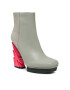 United Nude Botine Glam Square 1075079816 Alb - Pled.ro