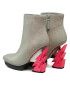 United Nude Botine Glam Square 1075079816 Alb - Pled.ro