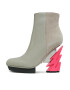 United Nude Botine Glam Square 1075079816 Alb - Pled.ro