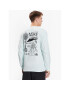 Vans Longsleeve Scattered VN0006DH Albastru Regular Fit - Pled.ro