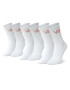 Vans Set de 3 perechi de șosete lungi de damă Classic Crew VN0A49ZFY0M1 Alb - Pled.ro