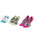 Vans Set de 3 perechi de șosete scurte pentru copii Wm Skate Fruit Canoodle VN0A4S8M4481 r. 315-36 Gri - Pled.ro